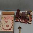 DIY Miniature House Kit - 3D Wooden Puzzle Dollhouse with LED Light & Movable Dessert Workshop, Book Nook Tiny Model Building Kit for Adults, Teens