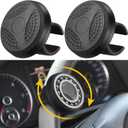 DaisyInner 2 Pieces Steering Wheel Knob Spinner Suicides Knob for Steering Wheel 360 Degrees Rotation Tractors Speed Accessories for Cars, Trucks, Tractors, Boats