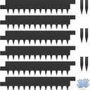 6PCS Metal Edging for Landscape - 40" L x 10" H Each (20ft Total),Metal Edging Border with 6 Clips, Galvanized Steel Edge for Lawn Yard
