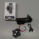 MQOUNY for Magsafe Tripod Stand for iPhone,Portable Pocket Size Selfie Stick with Rechargeable Remote and Metal Ring,Extendable Detachable Cell Phone Tripod Compatible with iPhone/Android (Black)