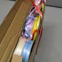 ABSOFINE 18 Colors Double Faced Satin Ribbon Polyester,1/8 inch Solid Fabric Ribbon Roll for Gift Wrapping, DIY Crafts, Wedding Birthday Party Decorations