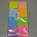 Eastern Wolf 8 Pads Sticky Notes 3x3 Self-Stick Notes 8 Bright Multi Colors Purple Sticky Notes, 85 Sheet/Pad