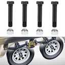 9/16" -18 x 3 Trailer Leaf Spring Shackle Bolt & Lock Nut for 1-3/4" Wide Leaf Springs onto Hanger Brackets Or Equalizers