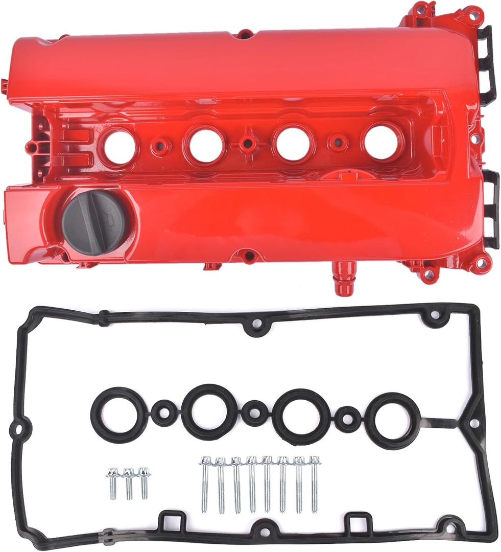 Aluminum Red Valve Cover w/Gasket Replacement for Chevy Aveo Aveo5 Cruze Sonic Saturn Astra Pontiac G3 1.6 1.8L 2008-2018 55558673 55564395 96889998