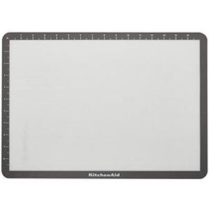 KitchenAid Silicone Large Baking Mat, 12x17-Inch, Gray