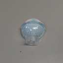 Hamster Bathroom Small Animal Sand Bath Container Removable Iron Wire Acrylic Cage Accessories Suitable for Gerbil Syrian Hamster Mouse (Blue)