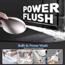 Cobbe 9-Function Shower Head with Built-in Power Spray, 1.8 GPM Water Saving ON/OFF Toggle Switch, High Pressure Handheld Showerhead with 1-Click Pause Button, Brass Bracket & 6ft Hose, Brushed Nickel