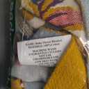 XIBLC Boho Throw Blanket, 100% Cotton Ultra Soft Luxury Throw Rustic Quilt, 50"x60" Floral Bird Butterfly Farmhouse Decor Bed Blankets, All Season Rustic Reversible Bohemian Throw for Bed - Yellow