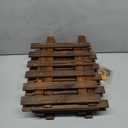 ShopLaLa Wall Planter - 2 Pack Wooden Hanging Succulent Wall Decor, Live Air Plants Orchids Wall Mounted Holder Frame Display for Indoor Outdoor, Living Plant Wall Decor Balcony Garden (29cm (11.4") x 2)