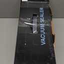 95kpa Vacuum Sealer Machine,Commercial Full Automatic Food Sealer,Powerful Sealing System with Double Heat Seal,Bags Storage,Easy-Lock Handle,Build-in Cutter,1 Bag Rolls and 10 pcs Pre-cut Bags(Green)