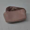 EACHY Travel Makeup Bag,Large Capacity Cosmetic Bags for Women,Waterproof Portable Pouch Open Flat Toiletry Bag Pattern Makeup Bag Pink