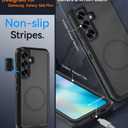 CONWOE for Samsung Galaxy S26 Plus Case, with HD Tempered Glass Screen Protector, Heavy Duty Shockproof Drop Protective Rugged Tough Durable Phone Cover (with Belt Clip-Lake Blue)