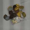 PH PandaHall 60pcs Pendant Tray Kit, 30pcs 5 Color Oval Pendant Blank Bezel, 30pcs 25 x 18mm Glass Cabochon Dome Tiles Clear Cameo Memorial Photo Pendant for Wedding Bouquet Graduation Photo Charm