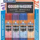 Elmer's Color 'N Glitz Glue Sticks, 0.21gm, Pack of 4 Glue Sticks