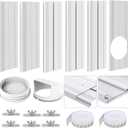 2025 New Sliding Door Air Conditioner Kit, Portable Air Conditioner Window Vent Kit for 5.0"/5.9 Exhaust Hose, Seamless AC Vent Seal Kit with 6 Upgraded Plates for A/C Unit Sliding Door/Window Vent