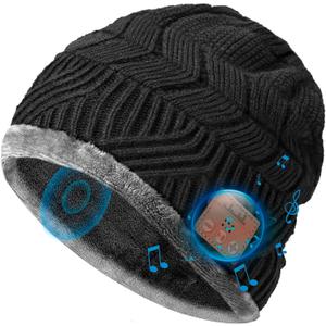 Bluetooth Beanie Hat Stocking Stuffers - Gifts Idea for Men Women Bluetooth 5.0 Music Hat with Headphones for Him Her Teenagers Teen Boys Girls Gifts for Christmas Birthday