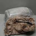 Bedfolks Plush Waterproof Dog Crate Bed, Faux Fur Kennel Pad, 35"x23", Brown