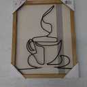 DI CA11X14 Coffee Wire & Linen Art & 1 Pineapple Cocktail FR Kitchen Towel