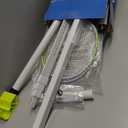 Complete Portable Badminton Set - Quick & Easy Setup - 4 Rackets 2 Birdies Shuttlecock, 1 Net & Badmington Pole Frame for Backyard Park & Beach Games, Indoor Outdoor Sports Equipment for Family Fun
