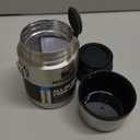 STANLEY Classic Food Jar and Spork 18 oz | Vacuum Insulated Food Container | Wide Mouth Screw On Lid | Packable for Travel | Stainless Steel with Leakproof Lid | BPA-Free | Stainless Steel