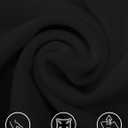 Tapata Women's Office Work Pencil Skirt Stretch High Waist Below Knee Bodycon for Business Casual (Black, S)