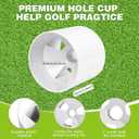 Golf Hole Cup, Golf Hole Cup Cover - Backyard Practice Green Golf Accessory, 4 inches