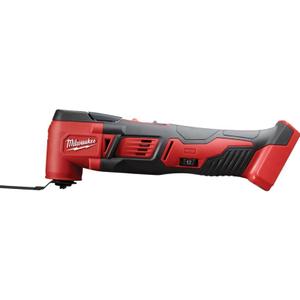 Milwaukee 2626-20 M18 18V Lithium Ion Cordless 18,000 OPM Orbiting Multi Tool with Woodcutting Blades and Sanding Pad with Sheets Included (Battery Not Included, Power Tool Only)