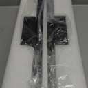 EDISHINE 2 Pack LED Outdoor Wall Lights Dimmable, 3000K 4000K 5000K, 15.7" Modern Black Outdoor Wall Sconce, IP65 Waterproof, Linear Exterior Wall Light for Entrance, Hallway, Garage, Porch