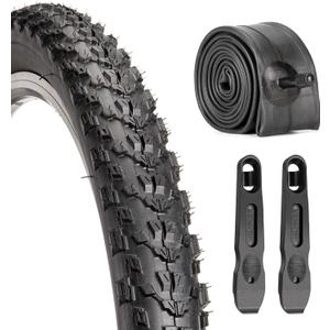 Replacement Bike Tire -26x1.95,26x2.25, 27.5x2.1, 27.5x2.2, and 29x2.2 Durable Folding Mountain Bike Tire - 60 TPI Bicycle Tires
