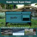 Heated Cat House for Outside Pets in Winter, Heated Outdoor Cat House Weatherproof, Insulated Cat Shelter with Heating Mat (21"*16.5"*22.5")