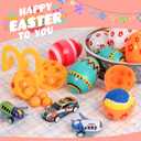 Jumbo 3 Inch Reusable Plastic Easter Eggs 30 Count - Premium Fillable Easter Eggs Bulk for Easter Egg Hunt, Basket Filler, Party Favors, Toy & Candy Fillers, Kids Classroom Activities