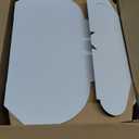 WIFTREY 100 Pcs Shipping Boxes 5.91X3.94X1.57, White Corrugated Cardboard Box for Shipping Small Business, Gift Packing, Mailing