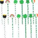 Ciieeo 12Pcs Irish Pencil st patricks day party favor art pencil Cute Pencils for Kids irish party supplies st patricks day pencils school prize classroom supplies Wood student
