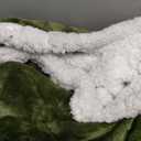 yescool Wearable Blanket Hoodie, Flannel Sherpa Fleece Blanket Sweatshirt for Adults Women Men,One Size Fits All