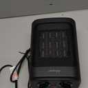 Space Heater, 1500W Electric Heaters Indoor Portable with Thermostat, PTC Fast Heating Ceramic Room Small Heater with Heating and Fan Modes for Bedroom, Office and Indoor Use