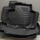 Powerty Floor Mats for 2019-2024 2025 Toyota RAV4 Accessories All Weather Floor Liner 3D TPO 1st & 2nd Row Floor Mat Heavy-Duty Floor Liners(FIT All Models)