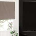 LazBlinds 100% Blackout Roller Shades, No Tools No Drill Cordless Blinds for Windows, Thermal Insulated UV Protection Privacy Window Shades for Bedroom (36''W x 72''H, Taupe)