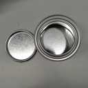 Vesici 16 Pack Empty Metal Paint Cans with Lids 0.84 Pint Paint Can Empty Unlined Can Small Multipurpose Metal Pail Buckets Storage Containers for Crafts DIY Project Adhesives(Silver)