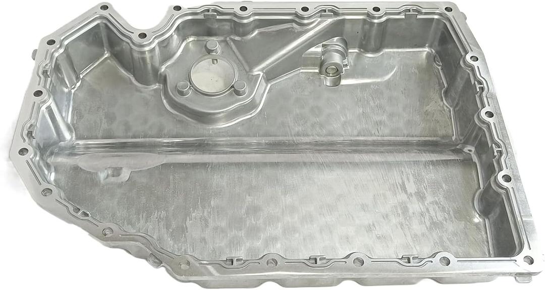 Engine Oil Pan Aluminum Oil Sump Replacement for Volkswagen Golf Jetta Audi Q3 1.8T 2.0T # 06K103600AE