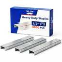 Mr. Pen- Heavy Duty Staples, 3000 pcs, 100 Sheet Capacity, 1/2-Inch Leg Length, Staples for Heavy Duty Staplers