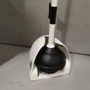OXO Good Grips Toilet Plunger with Cover, White
