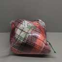 HOMRITAR Ultra Soft Throw Blanket with Plaid, Cozy Flannel Fleece Luxury Blanket for Bed, Sofa and Couch (50 x 60 inch, Red)