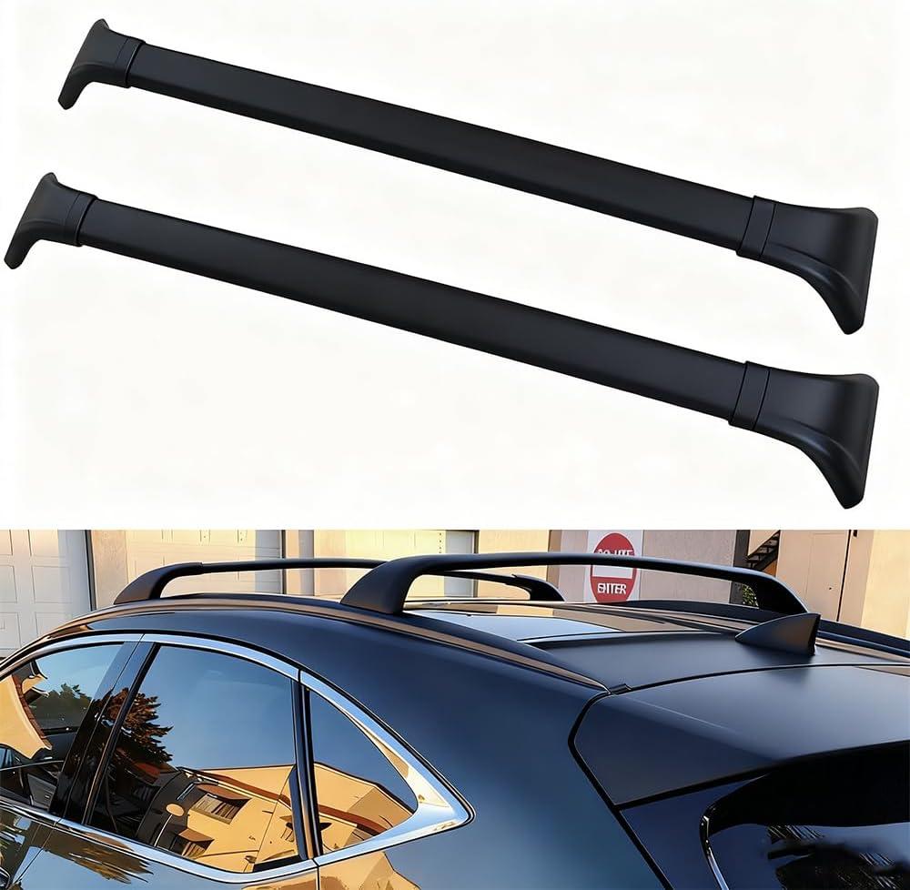 US Stock 2PCS Crossbar Cross Bars Fits for Lexus NX 250 350 350h 450h 2022 2023 2024 2025 Roof Rack,Carrier Bars,Cargo Bars,Rack Rails,Matte Black,Suitable for Cars with Luggage Racks