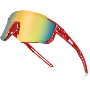 Glardefe Kids Baseball Sunglasses - Youth Baseball Sunglasses for Boys Girls - Sports Softball Shades Age 4-10