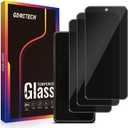 [3-Pack Privacy Screen Protector for Motorola Moto G Stylus 5G 2024 Tempered Glass, Bubble Free, Easy to Install, 9H Hardness