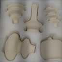 JOJUNO White Bud Vases, Small Ceramic Vase Set of 5, Mini Pottery Vases for Flowers, Decorative Vases for Home Modern Decor, Boho Decor, Chic Vases for Living Room Dining Table Shelves