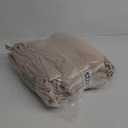 Simple&Opulence 100% Natural Linen Throw Blanket with Tassle,Decorative Boho Double Flax Blanket for Couch Sofa Bed 200"×90'', Linen