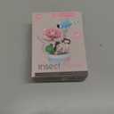 Mini Flower Bonsai with Cute Insects Lotus Dragonfly - DIY Potted Plant Building Blocks for Kids and Adults, Botanical Collection Decor Toy