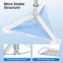 2 x SYNCWIRE 55" Selfie Stick Tripod for iPhone, 3 in 1 Extendable Phone Selfie Stick with Remote, Aluminum Travel Tripod for iPhone 17/16/15/14/13/12 Series and More Smartphones (White)