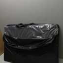 Back Seat Extender for Dogs, Hard Bottom Dog Car Seat Cover for Truck Back Seat, Dog Hammock for Car, Upgraded PU Leather Material, Larger Space, Holds 400lbs (XL, Black+Orange)